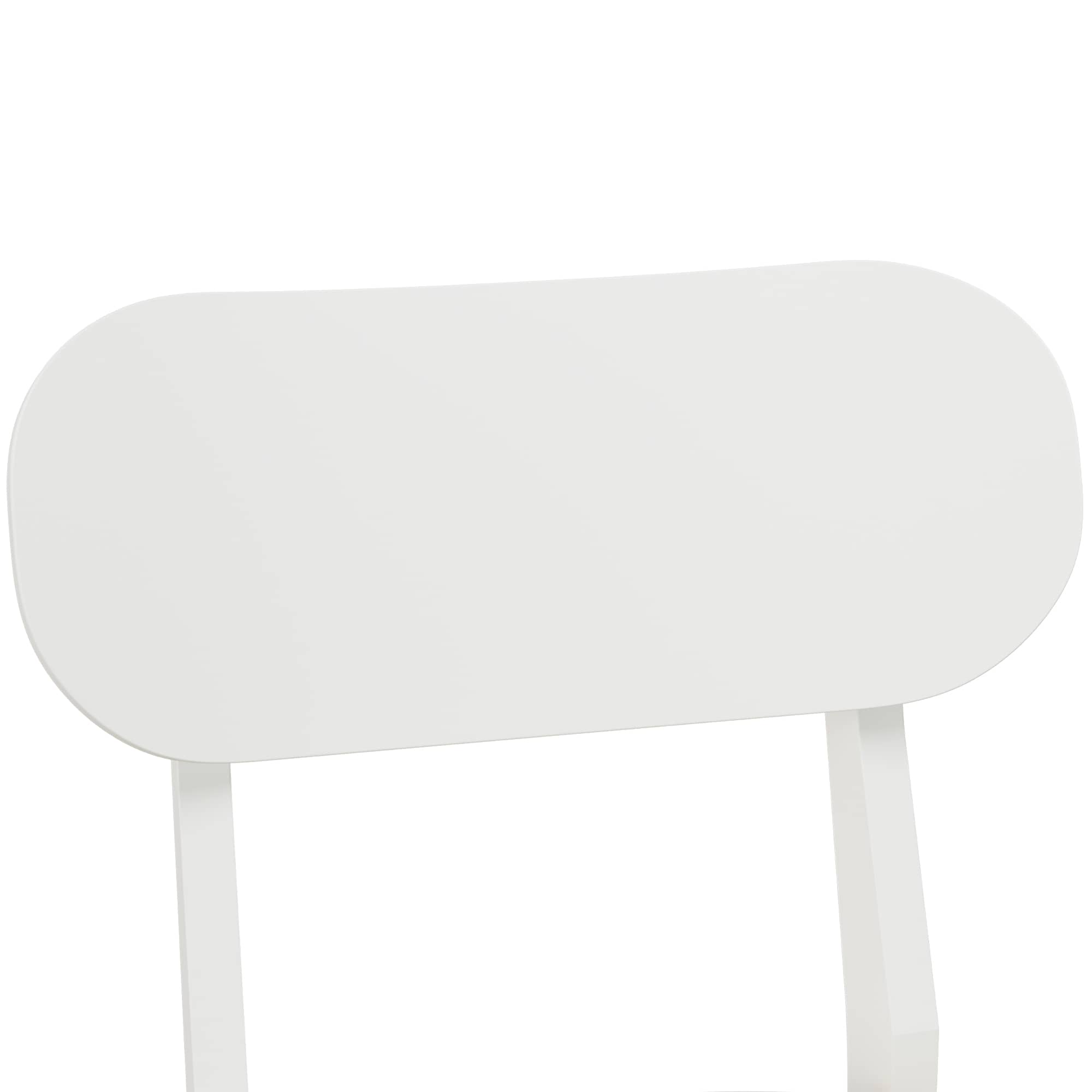 Modern Wooden Dining Chairs Set Of 2 With Solid Wood Legs White_voghion.com